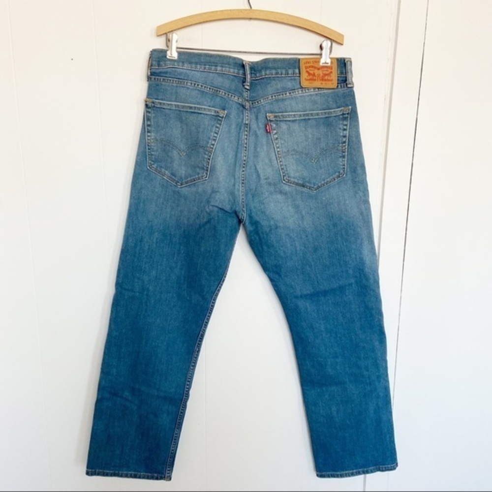 Levi’s mens 505 workwear fit jeans 36 x 30 medium wash straight leg